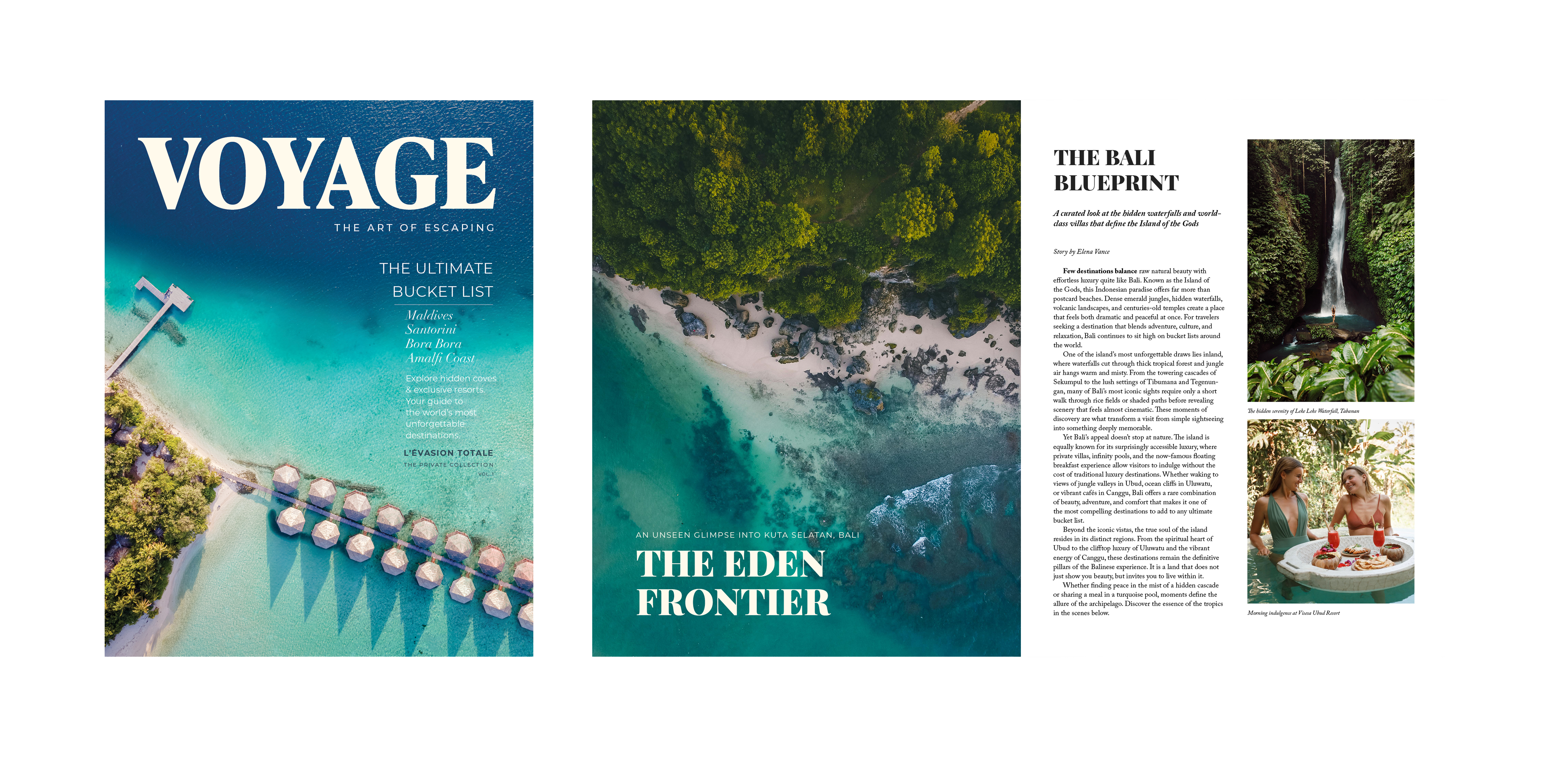 Voyage Magazine hero mockup